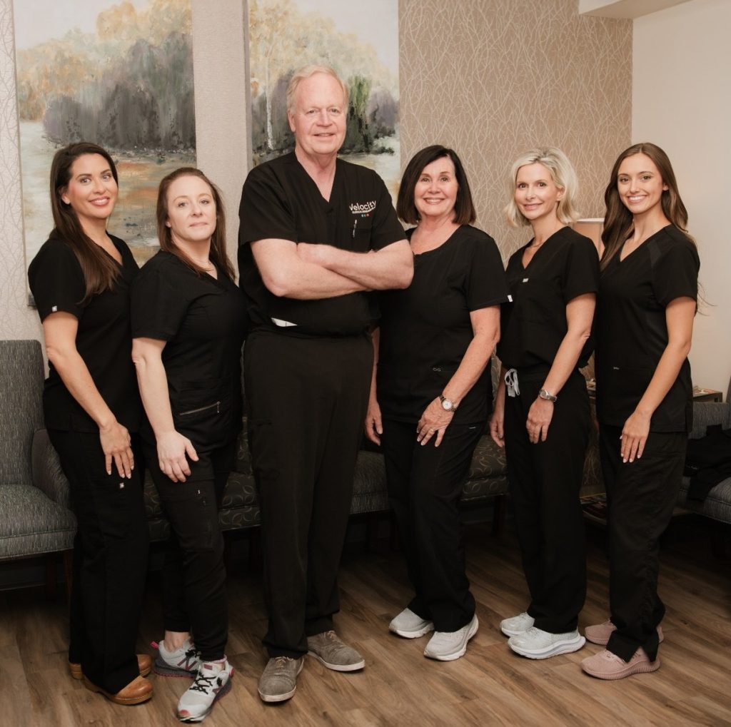 Dr. Curtsinger and his team